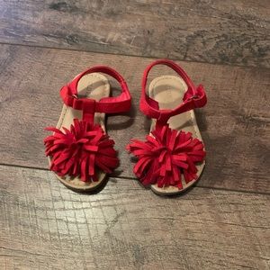 Size 6c pompom shoes.